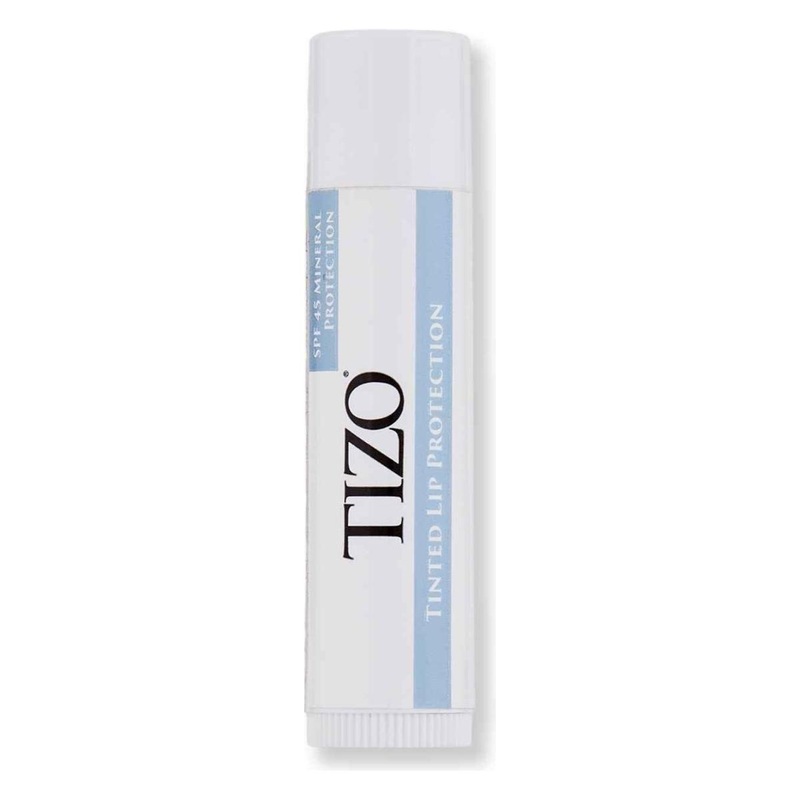 TIZO Tinted Lip Protection SPF 45  4.5g | Mineral Lip Balm with Broad-Spectrum SPF & Natural Tint