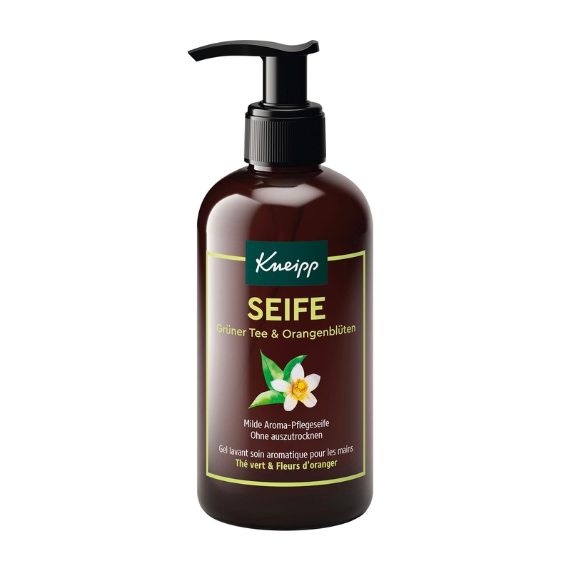 Kneipp Green Tea & Orange Blossom liquid soap, 250 mL