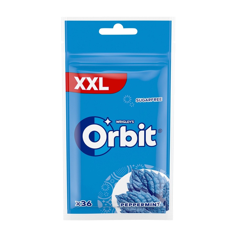 Orbit Peppermint chewing gum xxl, 36 Count