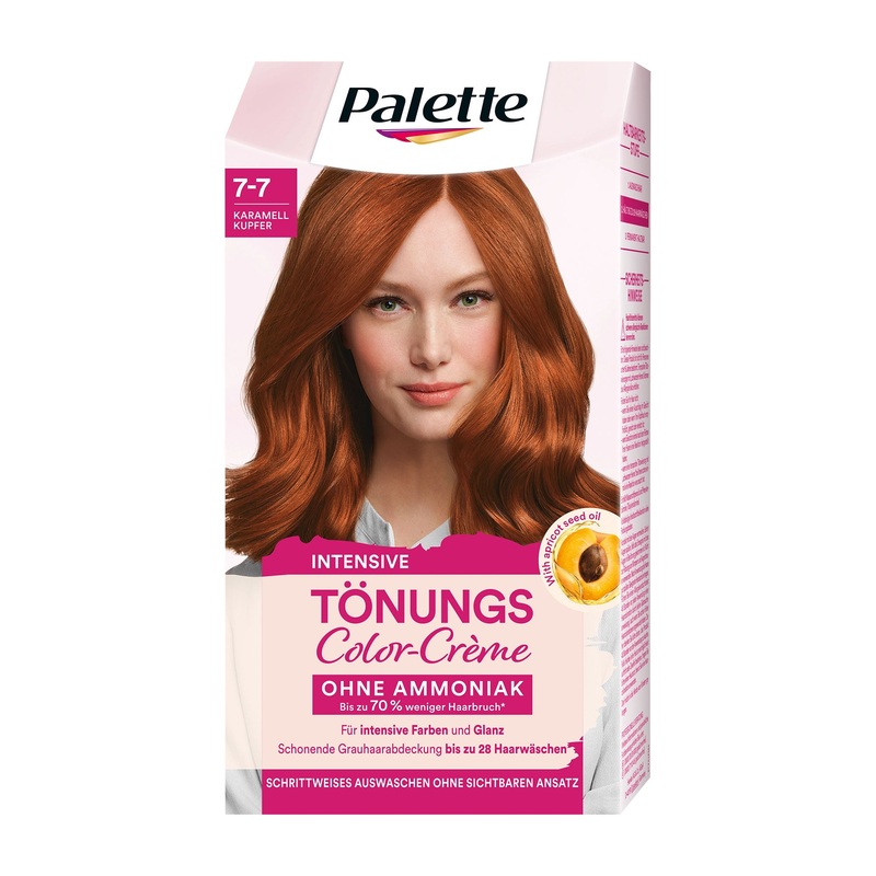 Palette Intensive Tnungs 7-7 caramel copper hair color cream