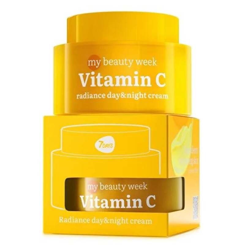 7Days Vitamin C Face Cream: Intense Hydration & Radiant Skin – Brightening Moisturizer with Vitamin E & 7 Natural Oils – 50ml