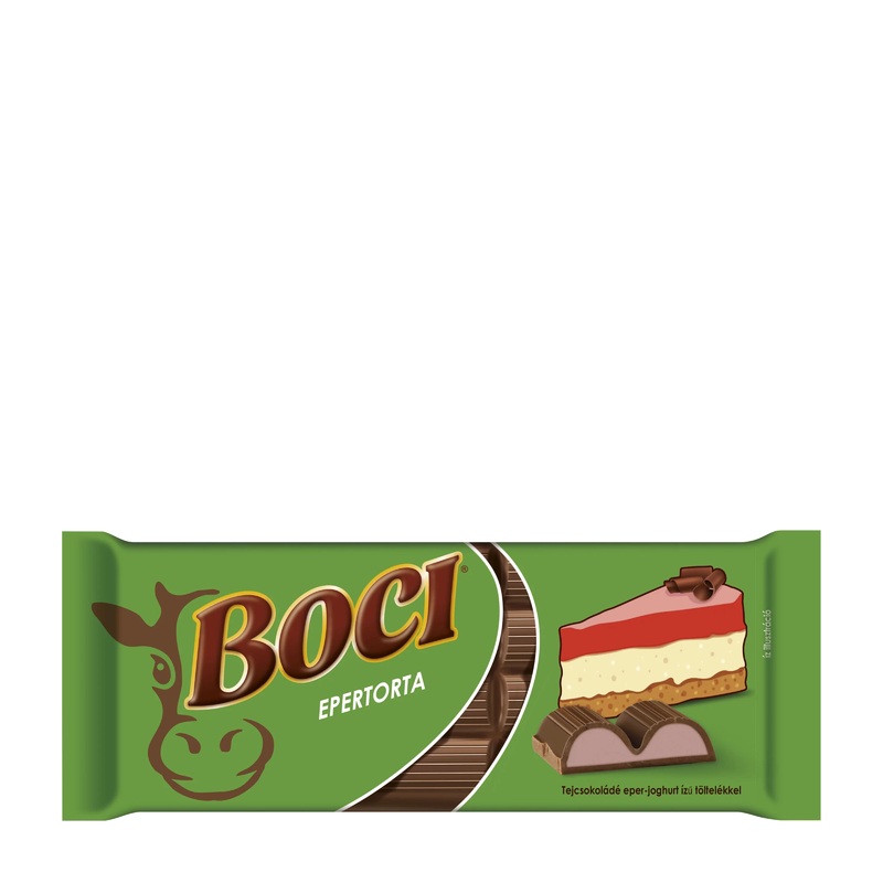 Boci Strawberry Cake milk chocolate bar, 100 g