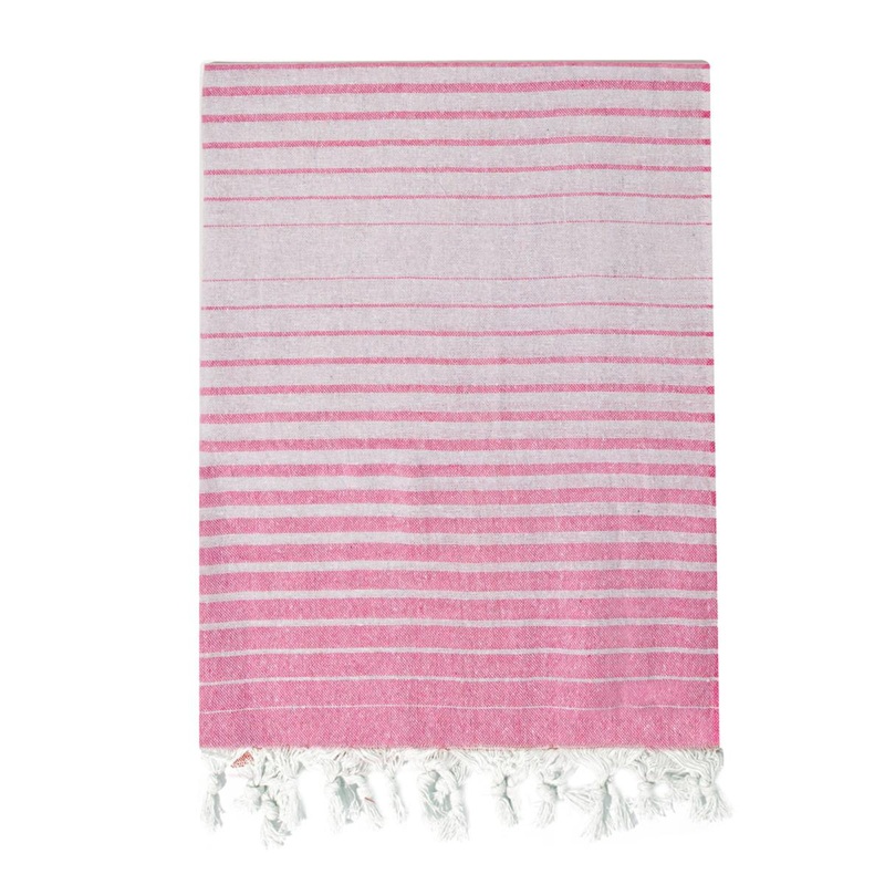 Eklips Pink Peshtemal Towel: Lightweight Turkish Beach, Spa & Hamam Towel – Stylish, Compact & Quick-Drying