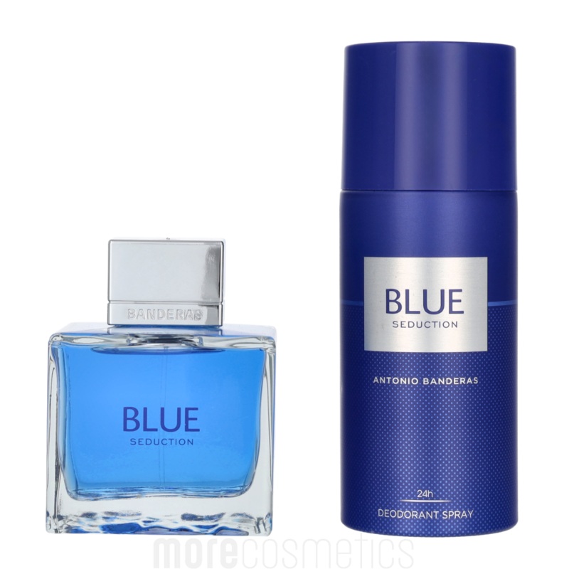 A. Banderas Blue Seduction Giftset Edt Spray 100ml/Deo Spray 150ml