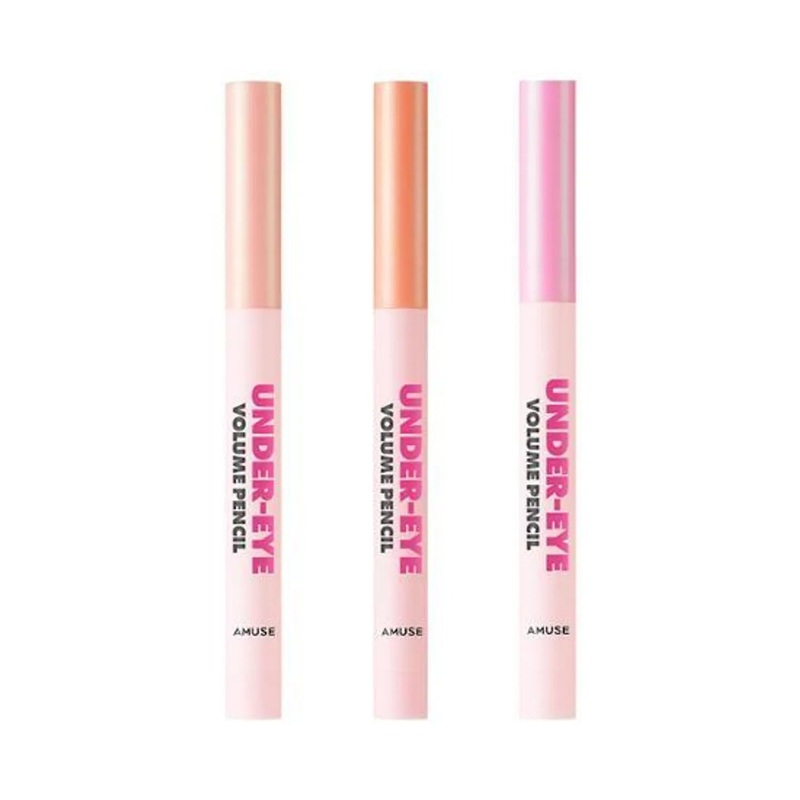 AMUSE Under-Eye Volume Pencil  1.1g | Brighten Aegyo Sal with Natural Shadow & Sparkle 01 Beige Volume