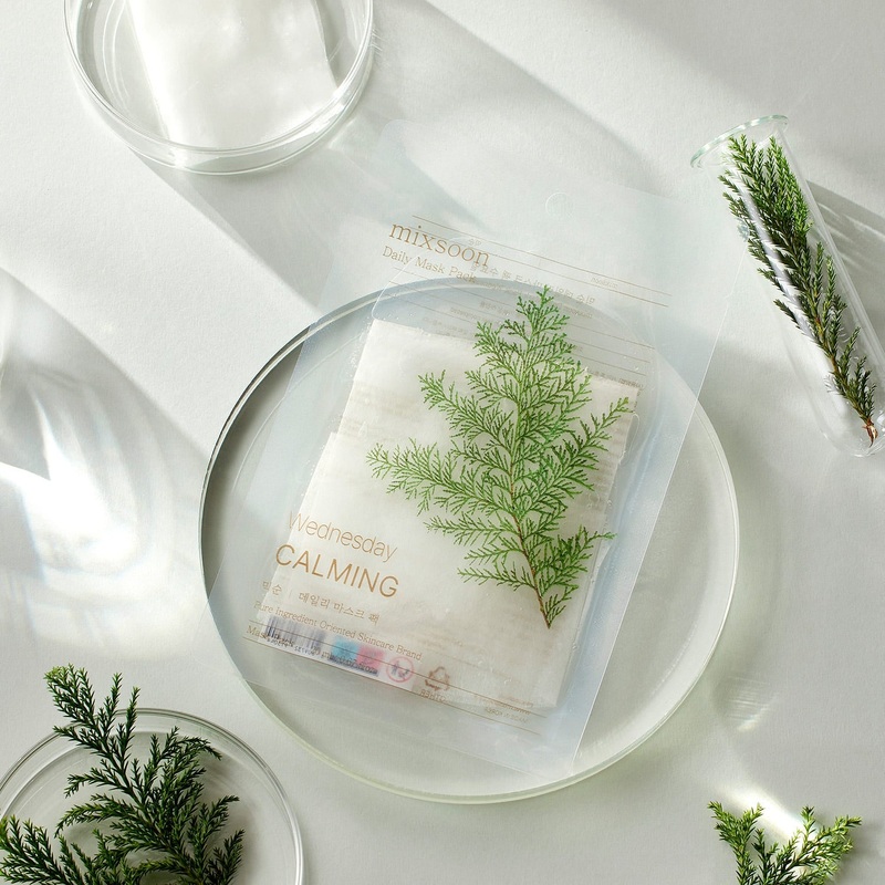 mixsoon Daily Mask Pack Wednesday  20ml x 10ea | Calming & Hydrating Midweek Skin Relief