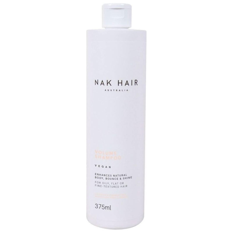NAK Volume Shampoo  375ml | Lightweight Cleanser for Fine, Flat & Oily Hair