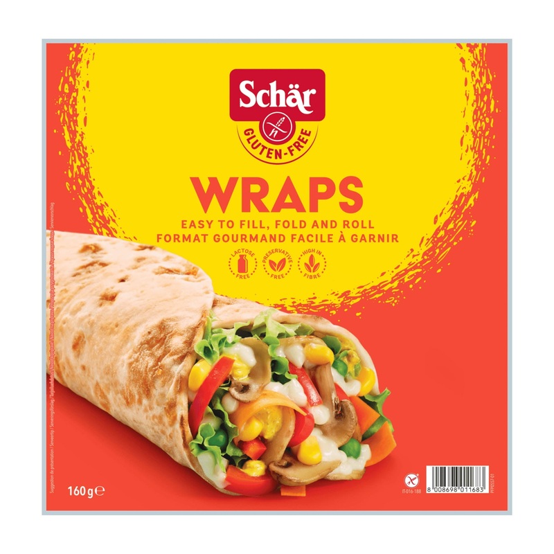 Schr Wraps gluten-free tortillas, 160 g