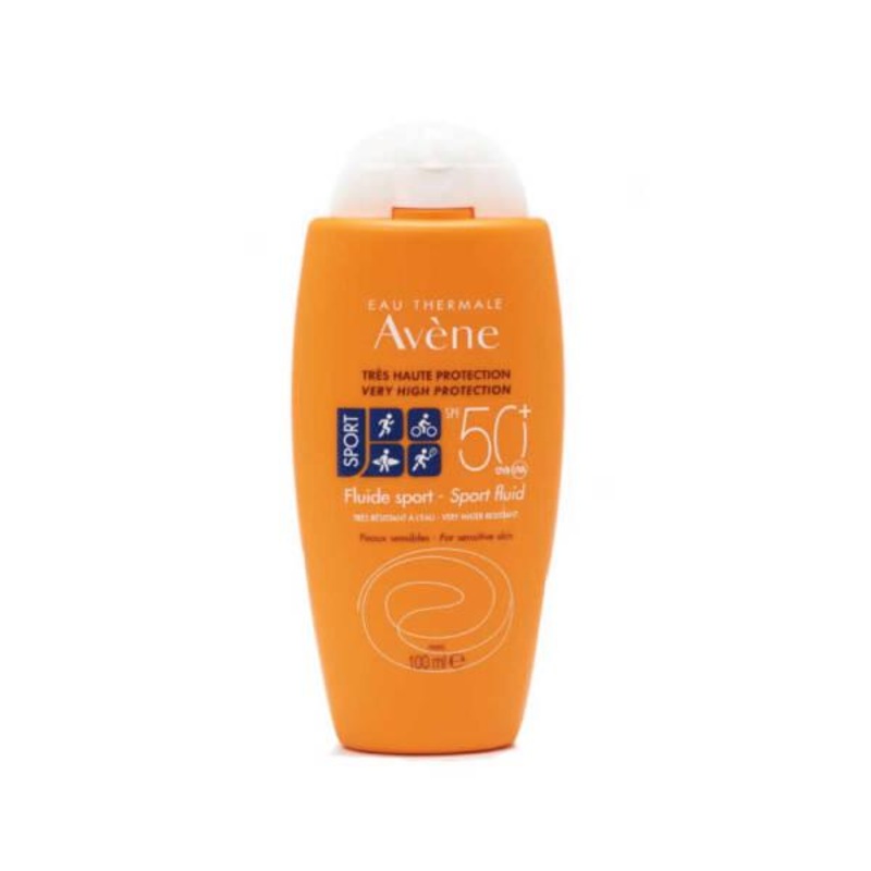 Avene Fluide Sport SPF 50+ Sunscreen: Superior Broad Spectrum Protection for Sensitive Skin During Sports & Extended Sun Exposure