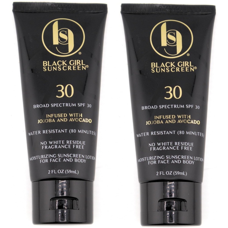 Black Girl Sunscreen Broad Spectrum SPF 30  59ml x 2 Pack | No White Cast Sunscreen for Melanin-Rich Skin