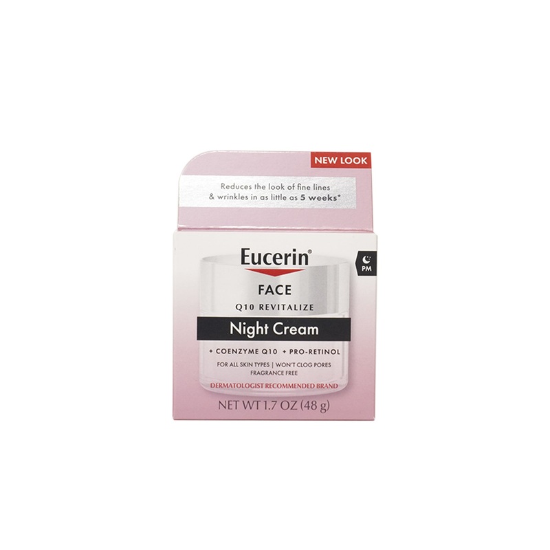 Eucerin Q10 Anti-Wrinkle Night Cream + Pro-Retinol – 48g