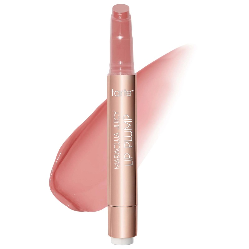 Tarte Maracuja Lip Plump Gloss: Hydrating, Plumping, Vegan Lip Plumper Gloss with Buildable Color & Stained-Glass Shine