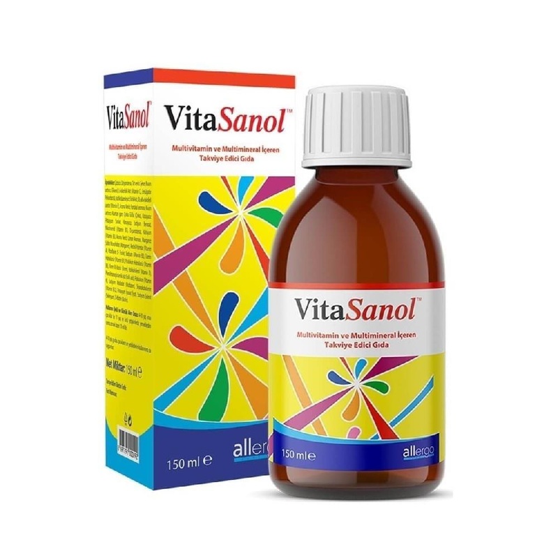 Vitasanol Multivitamin Syrup for Children – Comprehensive Nutritional Support in Liquid Form