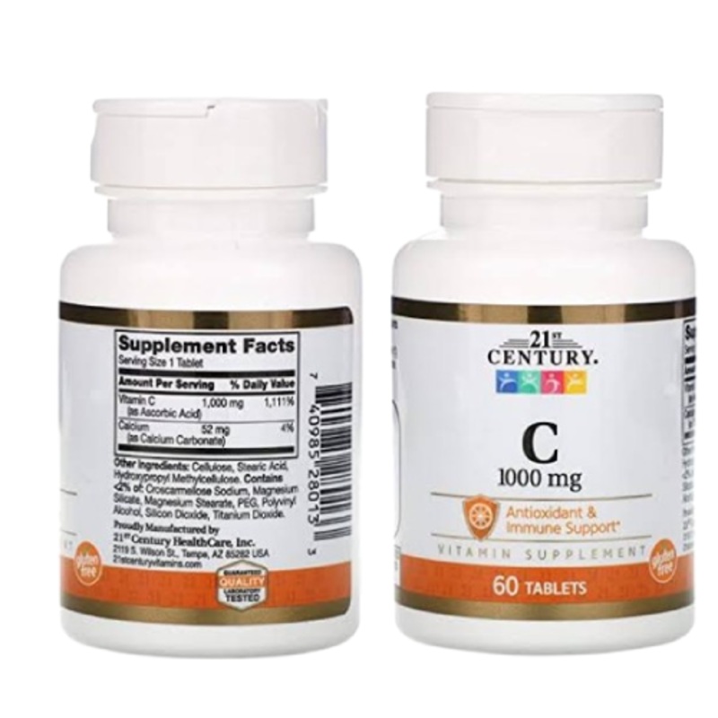 21st Century Vitamin C 1000 mg 60 Tablets