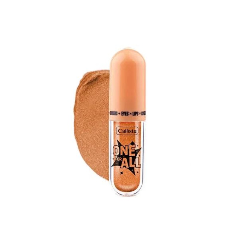 Callista One For All Likit Gz Far Rich Peach No:04 – Metallic Peach Makeup for Eyes, Lips & Cheeks