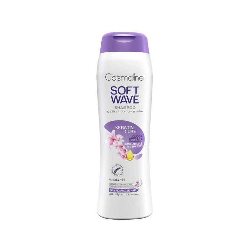 SOFT WAVE KERATIN CURE SHAMPOO FOR DRY / DAMAGED HAIR 400ml