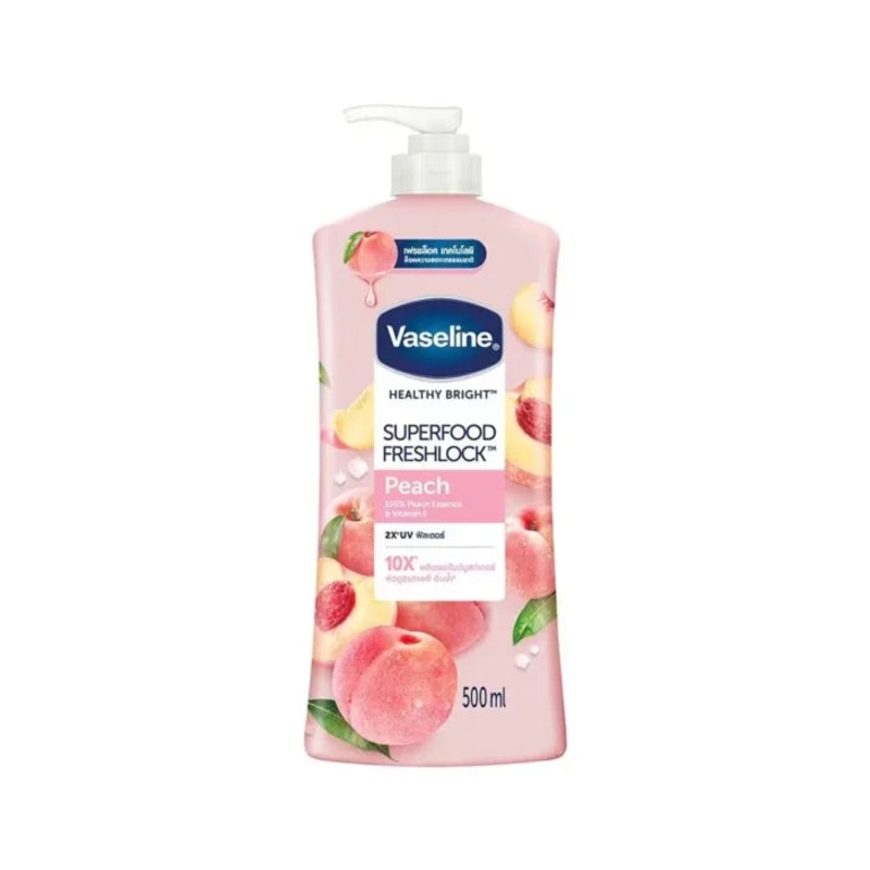 Vaseline Healthy Bright Superfood Freshlock Peach  500ml