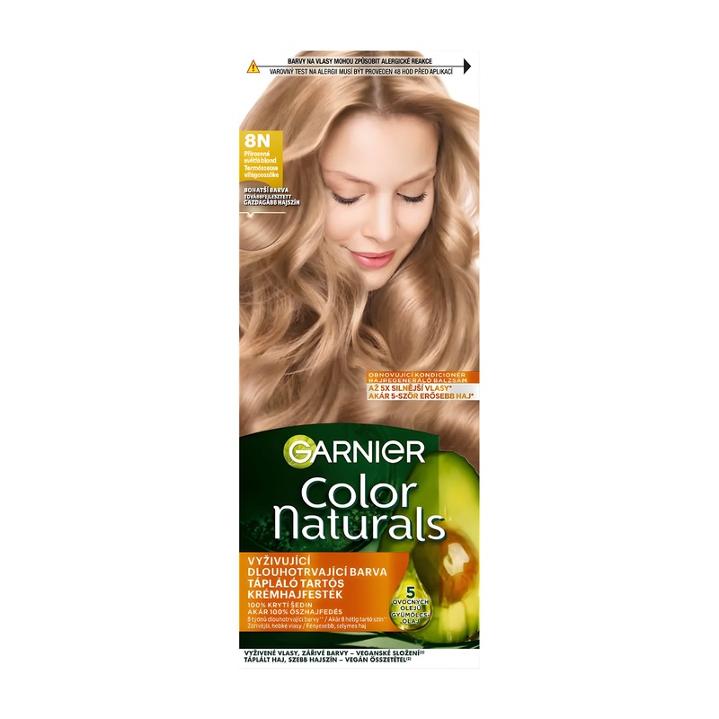 GARNIER Color naturals 8N Natural Light Blonde permanent hair color