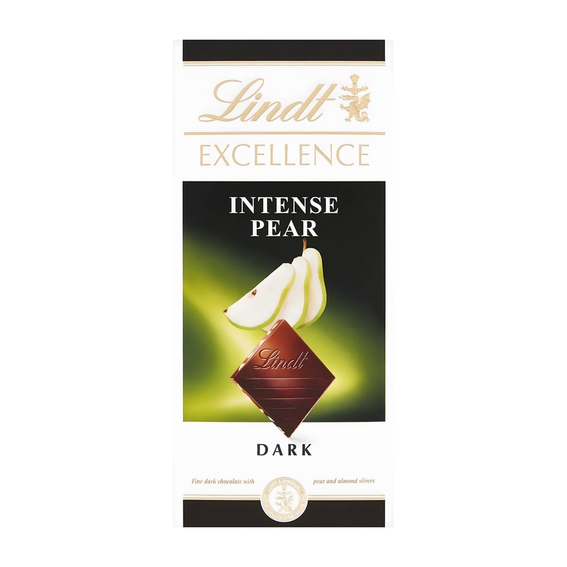 Lindt Excellence Intense Pear dark chocolate bar, 100 g