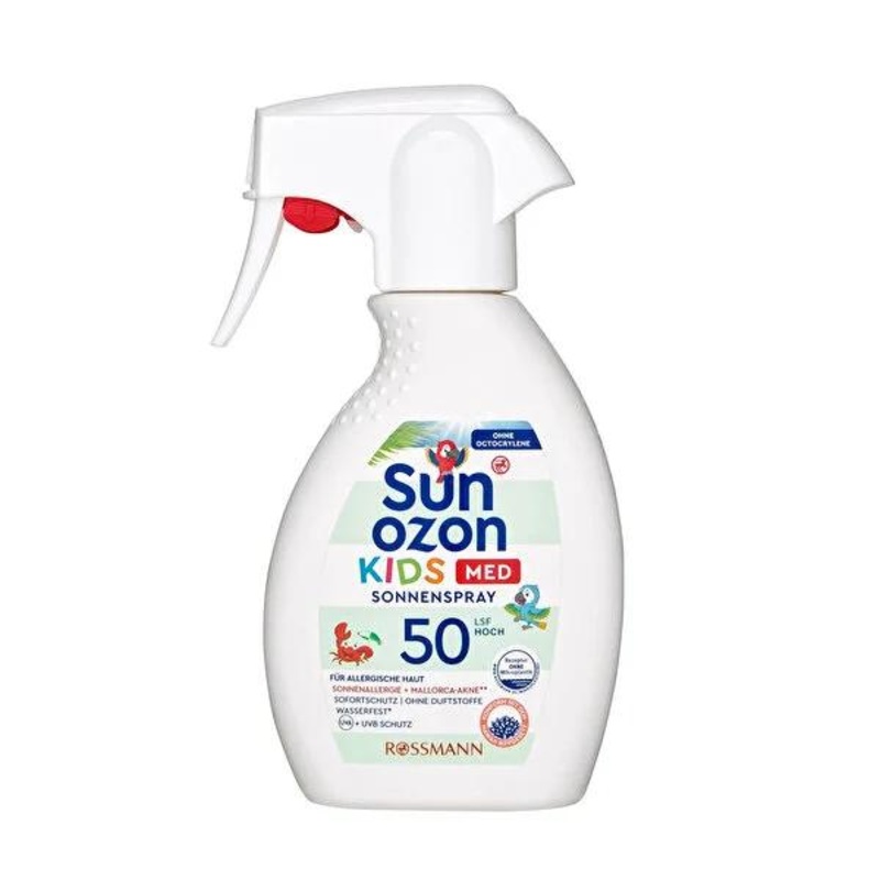 Sunozon Children’s Sunscreen Spray – 50 SPF, Vegan & Eco-Friendly for Sensitive Skin
