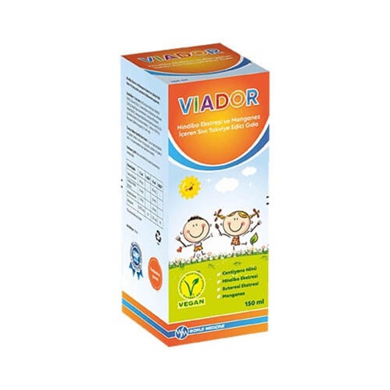 Viador Dietary Supplement with Herbal Extracts and Manganese – Natural Health Support in Liquid Form – 150ml