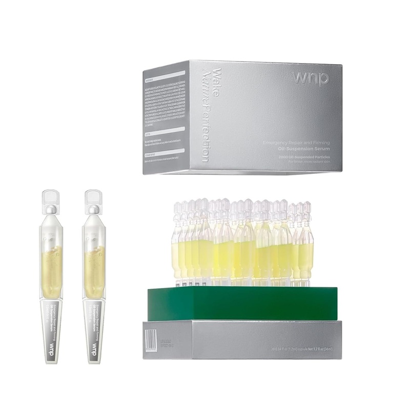 WNP Emergency Repair And Firming Oil-Suspension Serum  30 x 1.2ml | Multi-Collagen Anti-Aging Ampoule with Peptides & 4D Hyaluronic Acid 1.2 Fl Oz (Pack Of 1)