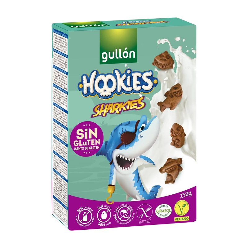 Gulln Hookies Sharkies gluten-free breakfast biscuits, 250 g