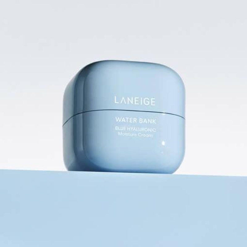 LANEIGE Water Bank Blue Hyaluronic Cream Moisturizer  Travel Size | Barrier Repair & Deep Hydration On-the-Go