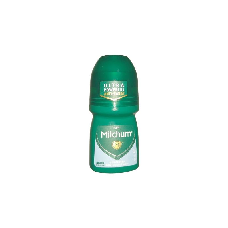 Mitchum Men Unscented Antiperspirant & Deodorant Roll On 50ml
