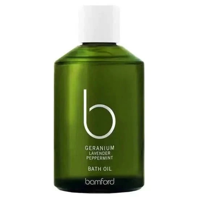 Bamford Geranium Bath Oil  250ml | Skin-Softening & Revitalizing Bath Experience