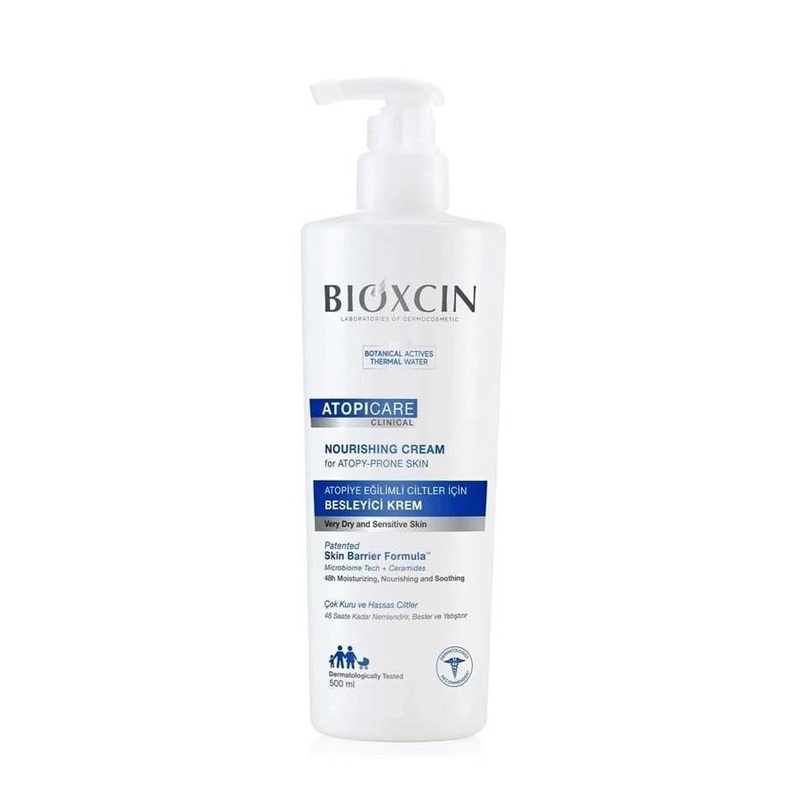 Bioxcin Moisturizing Cream with Ceramide Complex for Dry Skin – 16.91 fl oz, Long-lasting Hydration