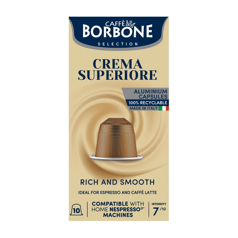 Caffe Borbone Crema Superiore nespresso coffee capsules, 10 Count