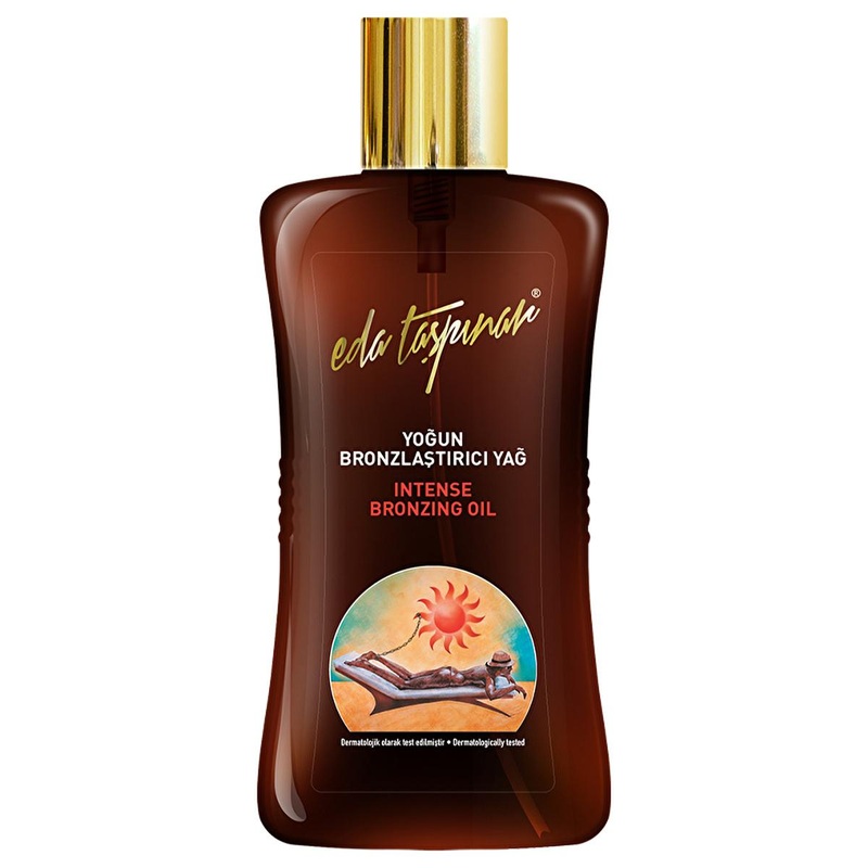Eda Tapnar Youn Bronzlatrc Ya: Intense Dark Tanning Oil with Argan & Carrot Oil for a Perfect Mediterranean Bronze, SPF 0, 200ml