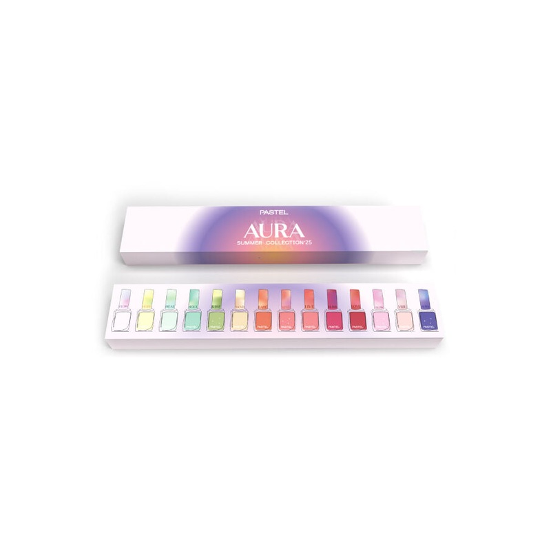 Pastel Aura Nail Polish Collection Set Box Summer 2025