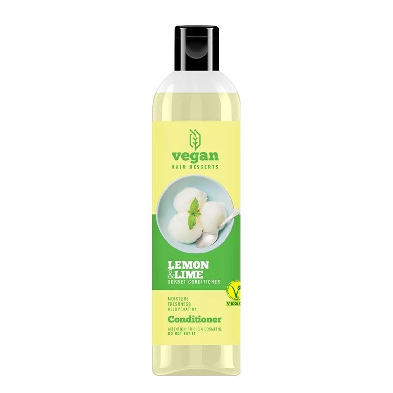 Vegan Hair Dessert Lemon & Lime Sorbet Conditioner: Refresh & Revitalize Oily Hair & Scalp  Vegan, Natural, Cruelty-Free Hair Care