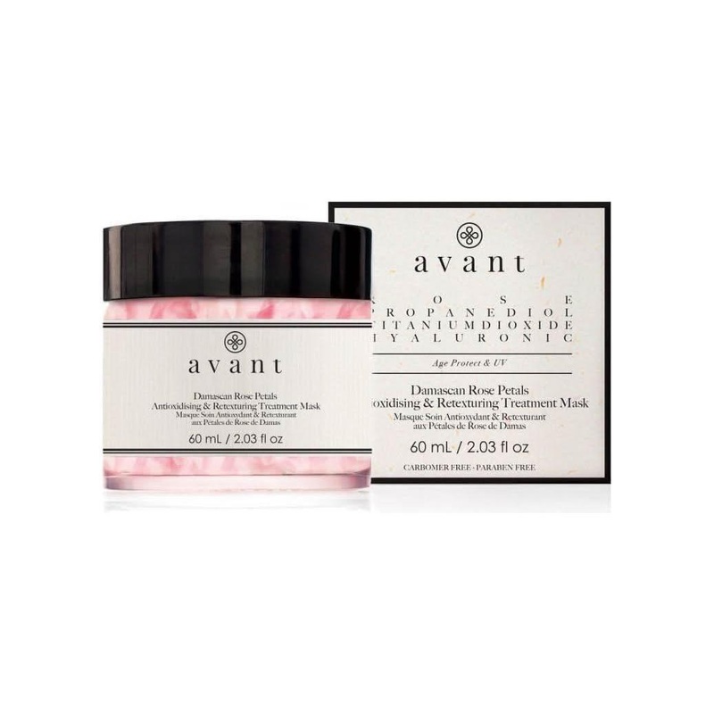 Avant Skincare Damascan Rose Petals Antioxidising & Retexturing Treatment Mask  60ml | Hydrating & Brightening Jelly Mask