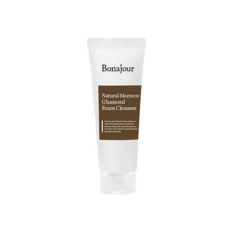 Bonajour Natural Morocco Ghassoul Foam Cleanser – 150ml | Deep Pore Cleansing & Oil Control