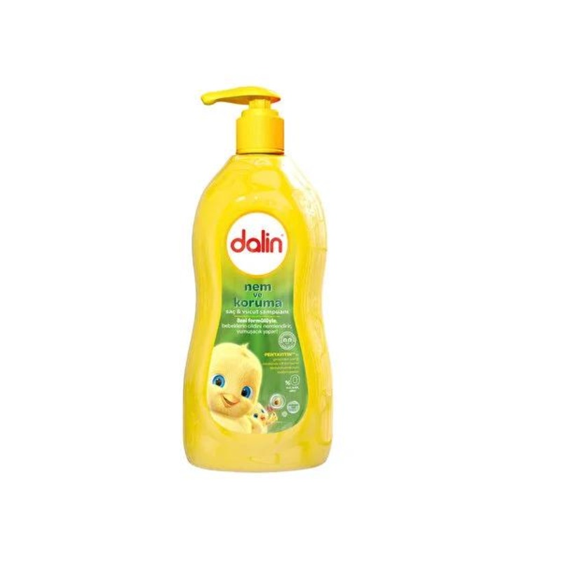 Dalin Baby Shampoo & Body Wash: Gentle, Hypoallergenic Cleanser with Avocado for Sensitive Skin – Paraben & SLS Free