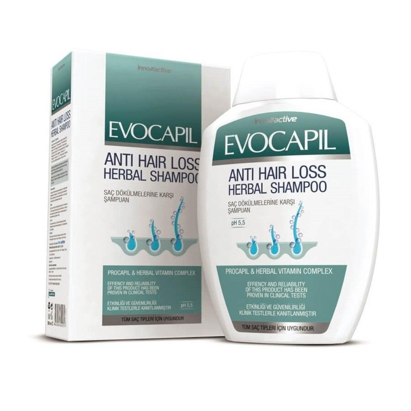 Evocapil Anti-Hair Loss Shampoo 300ml – Promotes Hair Growth & Reduces Hair Loss Naturally