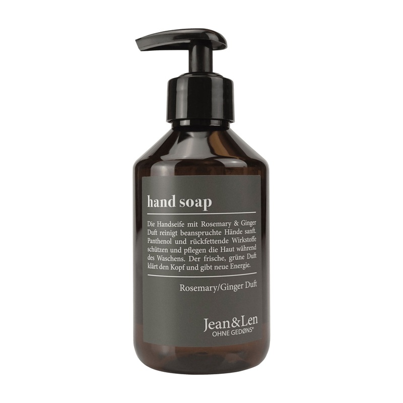 Jean&Len Rosemary & Ginger hand soap, 250 mL