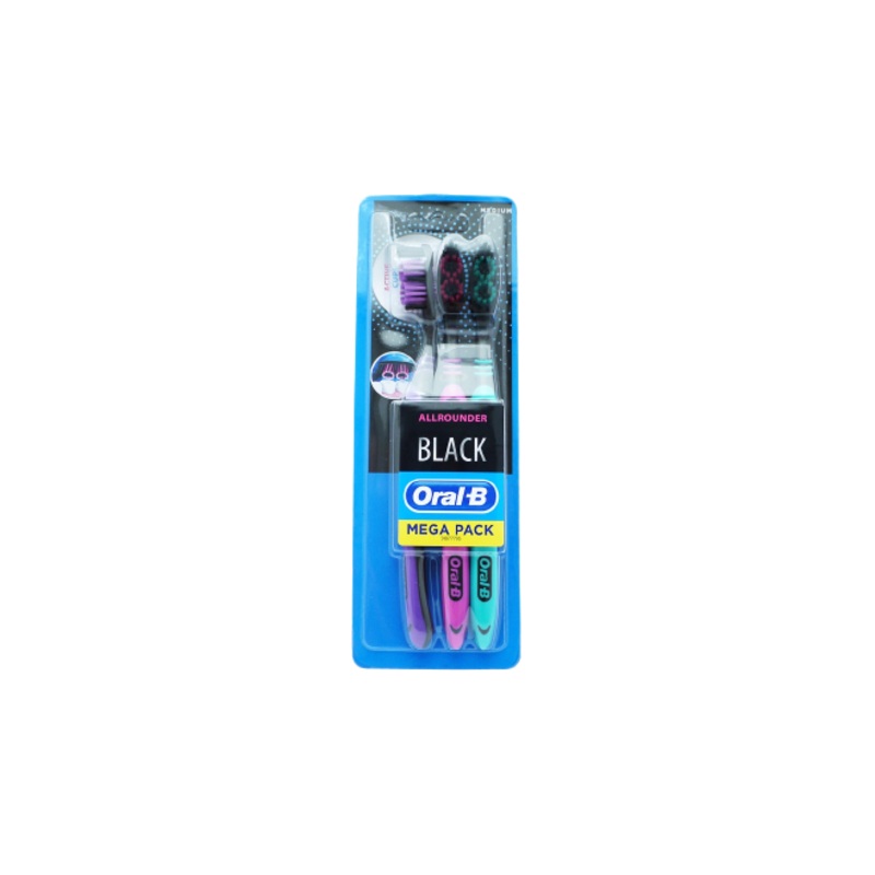 Oral B All Rounder Black Tooth Brush
