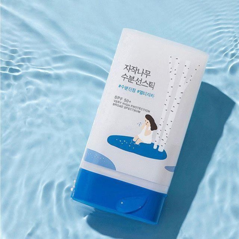 Round Lab Birch Juice Moisturizing Sun Stick  19g | SPF 50+ PA++++ UV Protection & Hydration On-The-Go