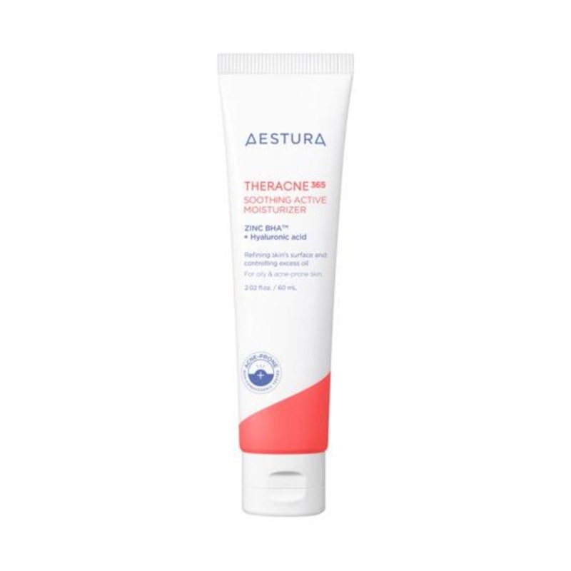 AESTURA Theracne 365 Soothing Active Moisturizer – 60ml | Acne-Prone Skin Oil-Moisture Balance