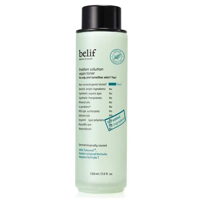 belif Problem Solution Vegan Toner – 150ml | Soothing & Balancing for Problematic Skin