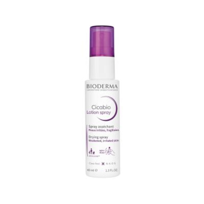Bioderma Cicabio Soothing Skin Lotion Spray – Dermatologically Tested, Hypoallergenic Skincare for Sensitive Skin