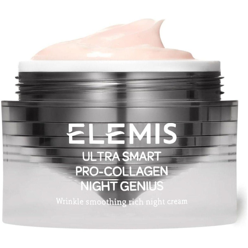 Elemis Ultra Smart Pro-Collagen Night Genius – 50ml | Night Cream for Wrinkle Reduction & Skin Renewal