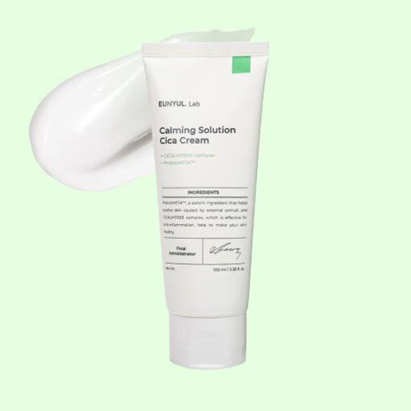 EUNYUL Lab Calming Solution Cica Cream  100ml | Soothing & Moisturizing Care for Sensitive Skin