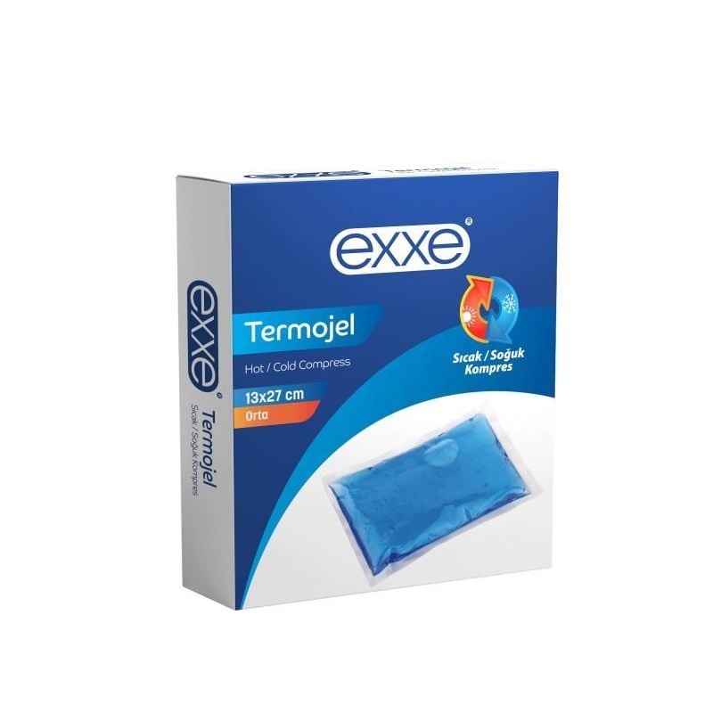 Exxe Hot Cold Gel Compress with Sleeve – Reusable Gel Pack for Pain Relief & Injury Recovery