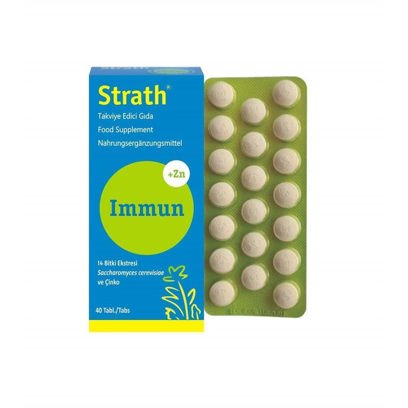 Strath Immune Support Supplement – Boosts Immune Function with 14 Herbal Extracts, Brewer’s Yeast, and Zinc – Natural Immune Booster Dietary Supplement