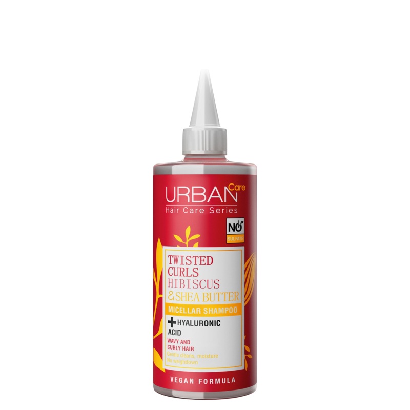 Urban Care Twisted Curls Hibiscus & Shea Butter Micellar Shampoo